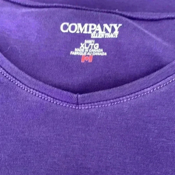 Company by Ellen Tracy, longsleeved T-shirt, size XL, EUC - Picture 3 of 5